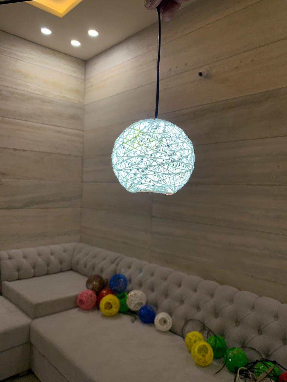 Stylish Single Hanging LIGHT  Balls – A perfect home décor accessory available in elegant colors and modern designs.