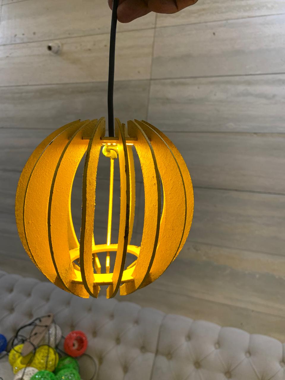 Stylish Single Hanging LIGHT  Balls – A perfect home décor accessory available in elegant colors and modern designs.