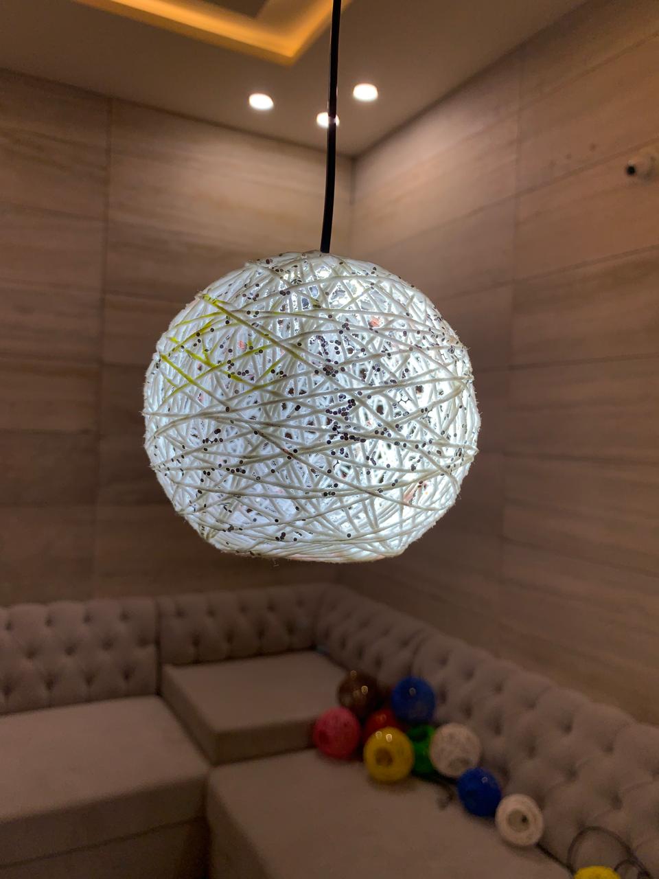 Stylish Single Hanging LIGHT  Balls – A perfect home décor accessory available in elegant colors and modern designs.