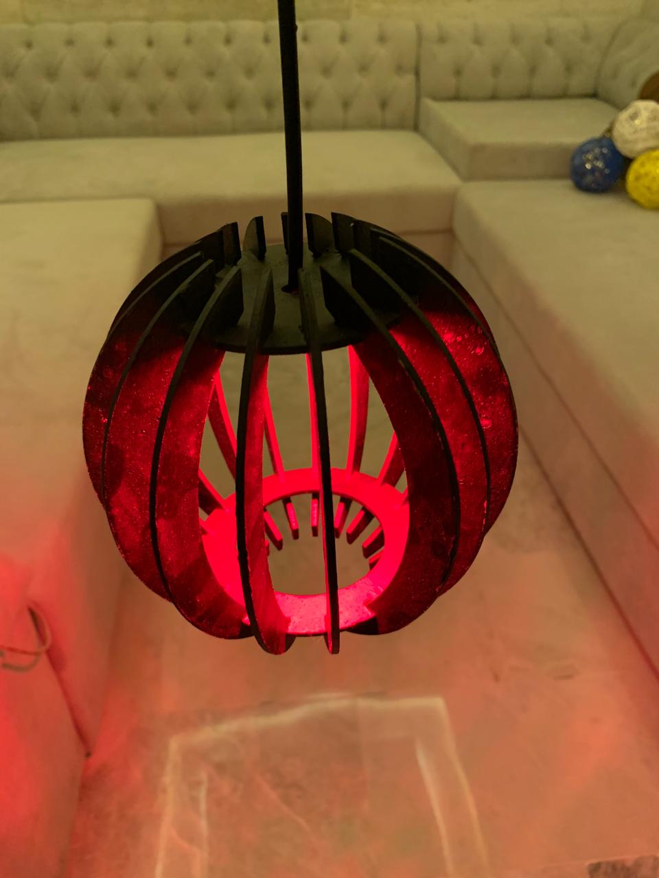 Stylish Single Hanging LIGHT  Balls – A perfect home décor accessory available in elegant colors and modern desi