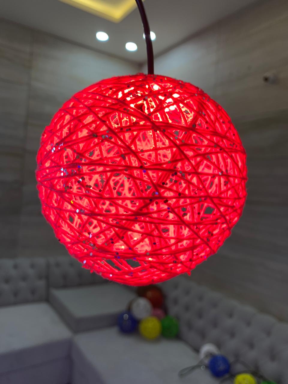 Stylish Single Hanging LIGHT Balls – A perfect home décor accessory available in elegant colors and modern designs.