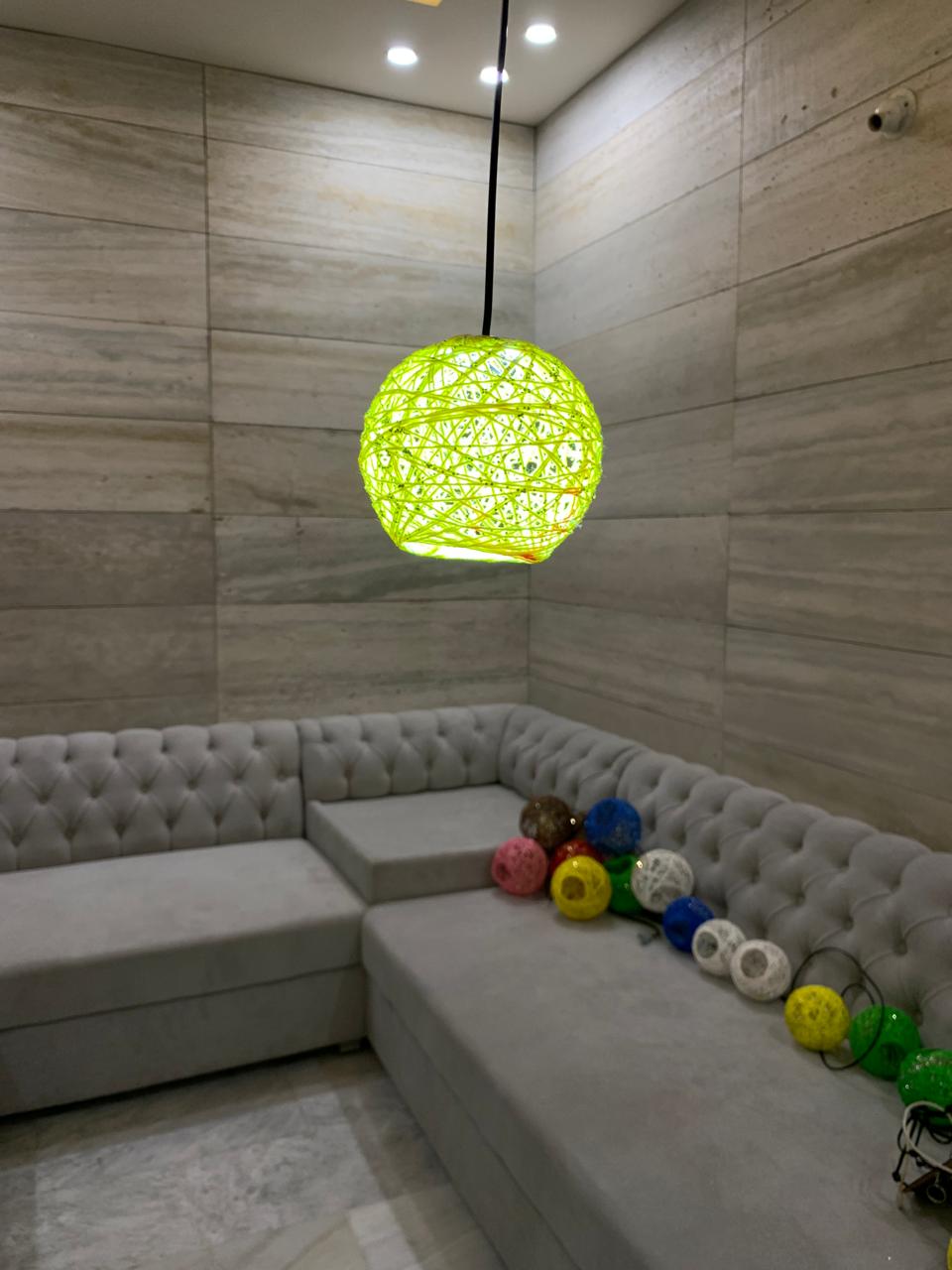 Stylish Single Hanging LIGHT Balls – A perfect home décor accessory available in elegant colors and modern designs. Easy to hang anywhere –